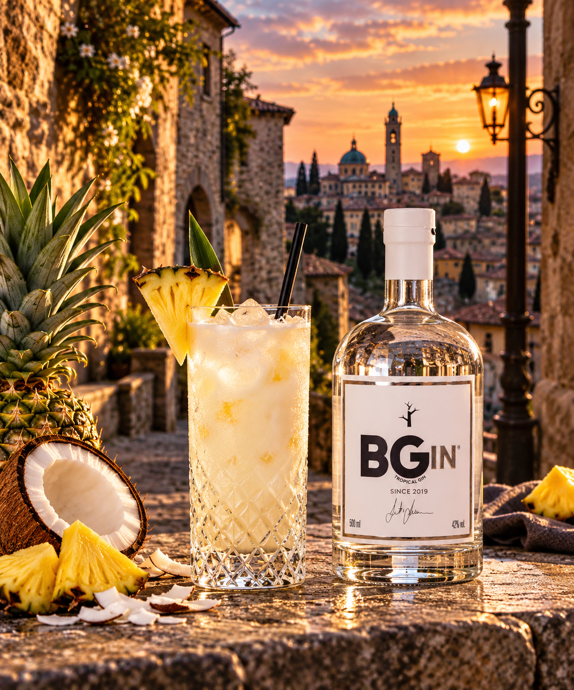Berghem Colada con BGin 42 White